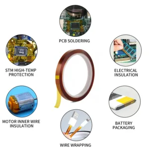 8MM Polyimide Heat Resistant High Temperature Adhesive
