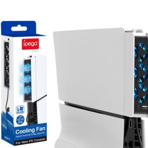 PS5 Ipega Cooling Fan Rear Blu-ray Radiator Cooler Fan Speed automatically adjusted for Slim