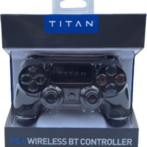 Titan Wireless Bluetooth Controller for PS4/PS3/PC/iOS/Android - Black