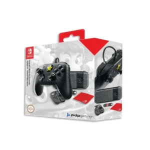 PDP Nintendo Switch Starter Kit - Switch Edition Face-Off Wired Pro Controller