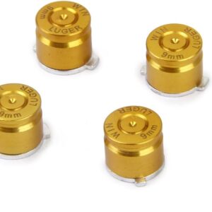 PS4 DS4 Dualshock 4 Aluminum Bullet Buttons – Gold