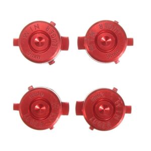 PS4 DS4 Dualshock 4 Aluminum Bullet Buttons – Red