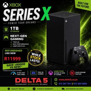 XBOX SERIES X- 1TB HDD  -REFURBISHED LIKE NEW - GAMING CONSOLE